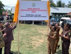 Aceh Besar Miliki Gampong Binaan Adhyaksa Peduli Stunting