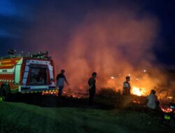 Kebakaran Terjadi di Belakang Gedung ISBI