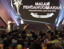Pemerintah Kota Sabang Raih penghargaan KLA 2023 kategori Madya