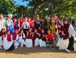 Semarakkan 17 Agustus, Siswa Disabilitas SLB TNCC Ikut Pawai Budaya