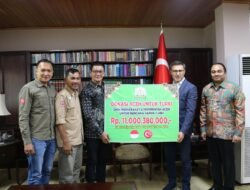 Pemerintah dan Masyarakat Aceh Serahkan Bantuan Korban Gempa Turki Rp11 Miliar