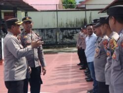 Kapolres Aceh Selatan Pimpin Apel Pengamanan Unjuk Rasa
