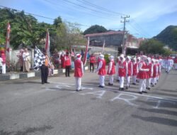 Lomba Gerak Jalan Antar Pelajar sambut HUT RI di Tapaktuan
