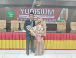Perjuangan Tgk Amiruddin dan Istrinya Yudisium Bersama di Pascasarjana UIN AR-Raniry Banda Aceh