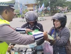 Selain Operasi Zebra,  Satlantas Aceh Selatan Berikan Hadiah Kepada Pengendara yang  Tertib 