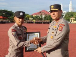 Bhabinkamtibmas Polsek Tapaktuan Raih Penghargaan dari Kapolda Aceh