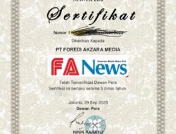 FA NEWS Resmi Terverifikasi Administrasi dan Faktual