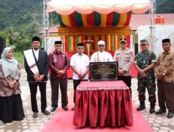 Bupati Aceh Selatan Resmikan Madrasah Ulumul Qur’an