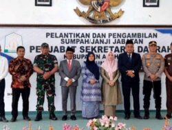 Pj Bupati lantik Penjabat Sekda Kabupaten Aceh Timur