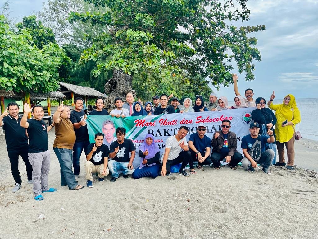 Para pendamping Desa Aceh menggelar kegiatan Bakti Sosial dalan merayakan Hari Bhakti Pendamping Desa di Gampong Anoë Itam, Kota Sabang, 16 - 17 Oktober 2023.