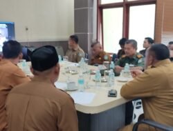 TPID Aceh Selatan Vidcon Dengan Menteri Dalam Negeri