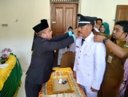 Camat Tapaktuan Lantik Keuchik Lhokbengkuang Timur