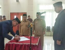 Ilham Sahputra Dilantik Sebagai Pj Sekda Aceh Selatan