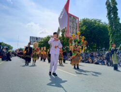 Tarian Tanah Pala Meriahkan Pawai PKA ke 8