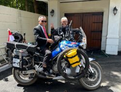 Pengendara Motor asal Bali Penjelajah dunia Tiba di Cape Town