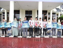 Pj Bupati Aceh Selatan Hadiri Penyerahan Reward Kepada Kafilah Berprestasi MTQ XXXVI