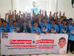 Dukung Prabowo-Gibran, Prodin Aceh Singkil Nilai Safaruddin Layak Lanjutkan Perjuangan di DPRA