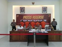 Polres Aceh Selatan Rilis Perkembangan Kasus