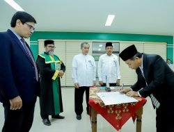 UIN Ar-Raniry Lantik 8 Dosen Dengan Tugas Tambahan, Ini Pesan Rektor