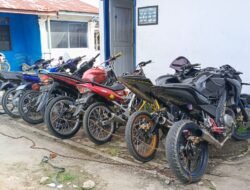 Polisi Amankan 121 Unit Sepeda Motor Berknalpot Brong