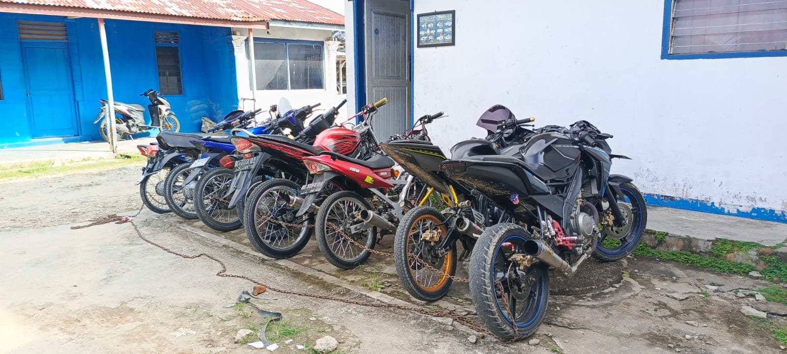 Ditlantas Polda Aceh beserta Satlantas Polres jajaran terus melakukan penertiban dan penindakan terhadap sepeda motor yang menggunakan knalpot racing atau brong