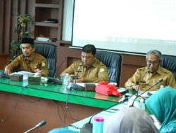 Wakili Pj Bupati, Sekda Aceh Besar Pimpinan Rapat Rancangan Perbup Tentang Pengguna Dana Desa 2024