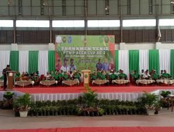 182 Atlet Tenis Meriahkan Turnamen PTWP Aceh Cup Ke 2 di Idi