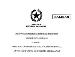 Inilah Perpres 32/2024 tentang Publisher Rights