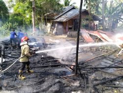Satu Unit Rumah Terbakar di Blang Bintang