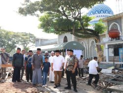 Pj Bupati Aceh Besar Letakkan Batu Pertama Pembangunan Tempat Wudhu Masjid Al Faizin