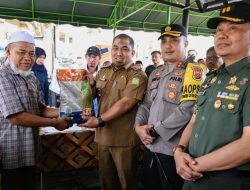 Pj Bupati Bersama Forkopimda Aceh Besar Pantau Langsung Gelaran Pangan Murah