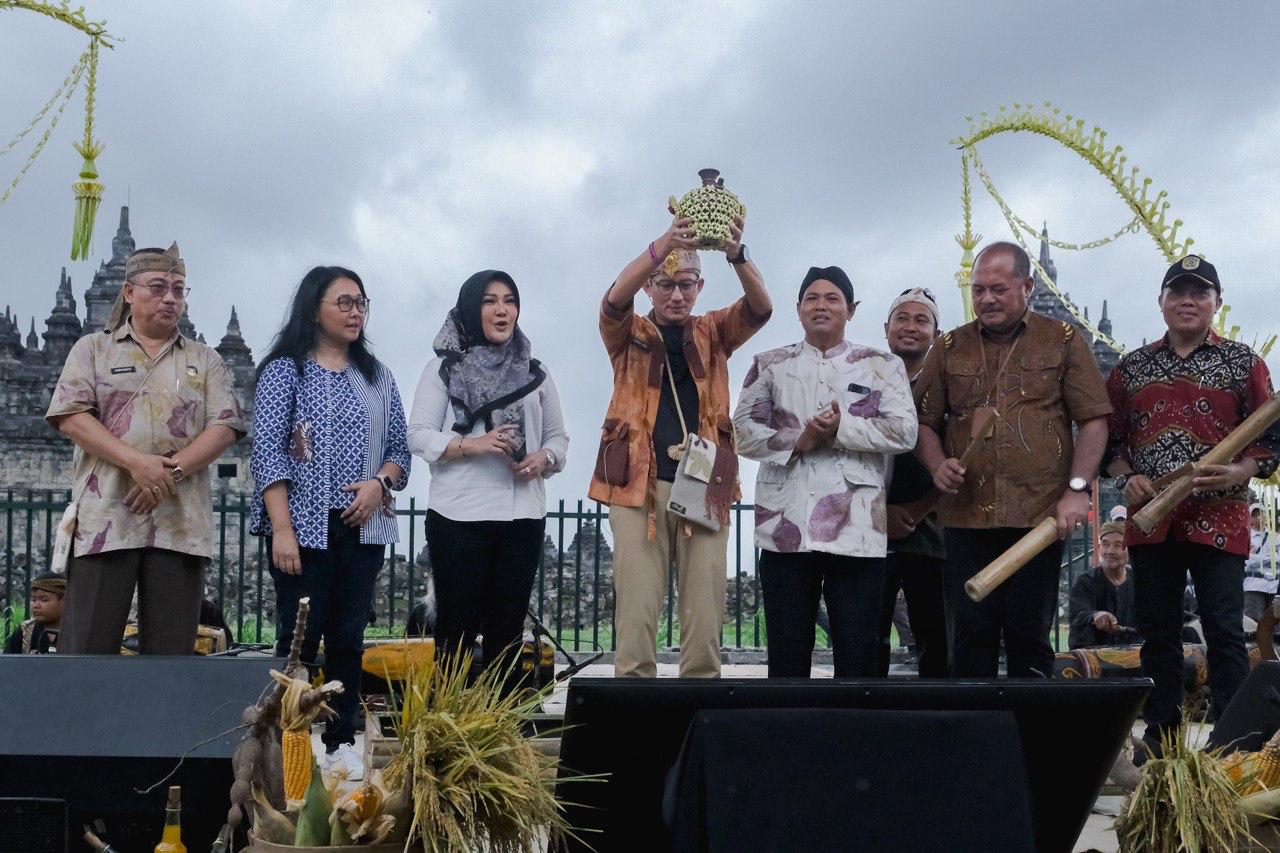 Menparekraf Sandiaga Salahuddin Uno saat acara peluncuran
