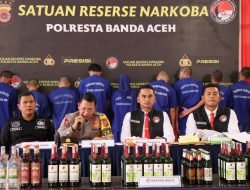 Operasi Antik Seulawah 2024, Polresta Banda Aceh Tangkap 19 Tersangka