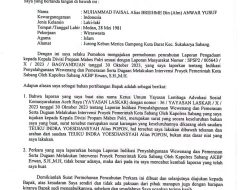 Ketua Yayasan Laskar Cabut Laporan dan Minta Maaf kepada Kapolres Sabang