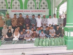 Masyarakat Trieng Meduro Baroh Gelar Buka Puasa Bersama dan Santuni Anak Yatim