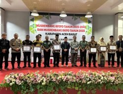 PUPR Aceh Barat Juara 1 OPD APPD ke III Tingkat Kabupaten 2024