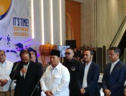 Prabowo Sebut Surya Paloh ‘Sahabat Lama’