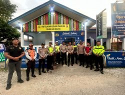 Kapolres Aceh Selatan Kunjungi Pos Yan Operasi Ketupat Seulawah 2024