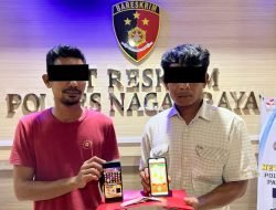 Dalam Sehari, Satreskrim Polres Nagan Raya Tangkap Dua Pemain Judi Online