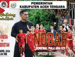 Malam ini, Pemkab Agara Gelar Nobar  Semifinal Piala Asia Indonesia vs Uzbekistan