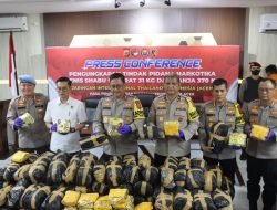 Polda Aceh Berhasil Ungkap Peredaran 31 Kg Sabu Jaringan Internasional