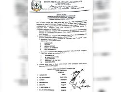 Belum Diumumkan Secara Resmi, Berita Acara Penetapan Calon Anggota Panwaslih Agara Tahun 2024 mencuat Ke Publik