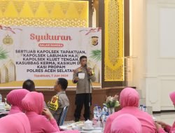 Begini Pesan Kapolres Aceh Selatan Di Acara Lepas Sambut