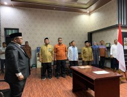 Pj Bupati Agara Lantik Yusrizal Sebagai Dewas PDAM Tirta Agara