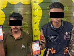 Main Judi Online, Dua Pemuda di Sabang Ditangkap Polisi