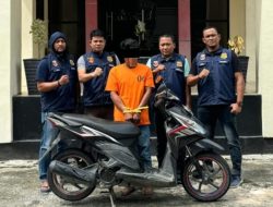 Satreskrim Polres Nagan Raya Ringkus Pelaku Curanmor Asal Sumut