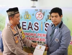 Serentak Se-Indonesia, Polres Aceh Tengah Bagikan Ratusan Paket Sembako Dan Beasiswa