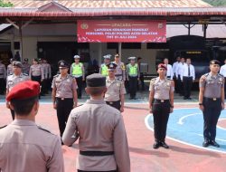 18 Personel Polres Aceh Selatan Naik Pangkat