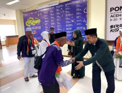 Pj Bupati Syakir Sambut Kedatangan Calon Jemaah Haji Agara