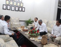 Pj Bupati Aceh Besar Bersama Kepala Kantor Pertanahan Bahas Pengakuan Tanah Ulayat